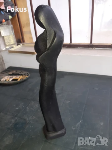 Уникална чугунена статуетка фигура - Мадоната 3,6кг., снимка 3 - Антикварни и старинни предмети - 50852693