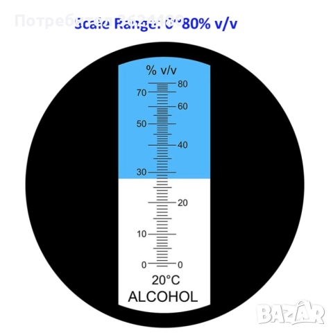 уред за измерване на алкохолно съдържание 0 до 80 процента 4511, снимка 4 - Други стоки за дома - 52472388