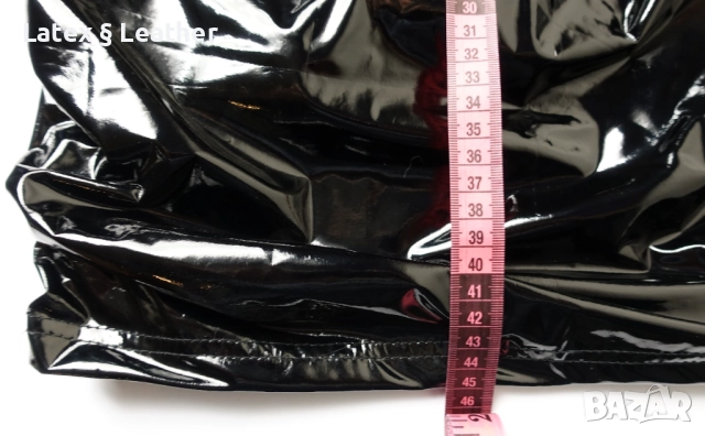 XS/S къса лачена пола, снимка 9 - Поли - 52190714