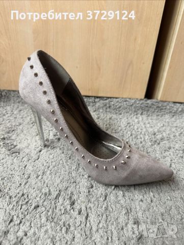 Обувки на висок ток, снимка 1 - Дамски обувки на ток - 45953168