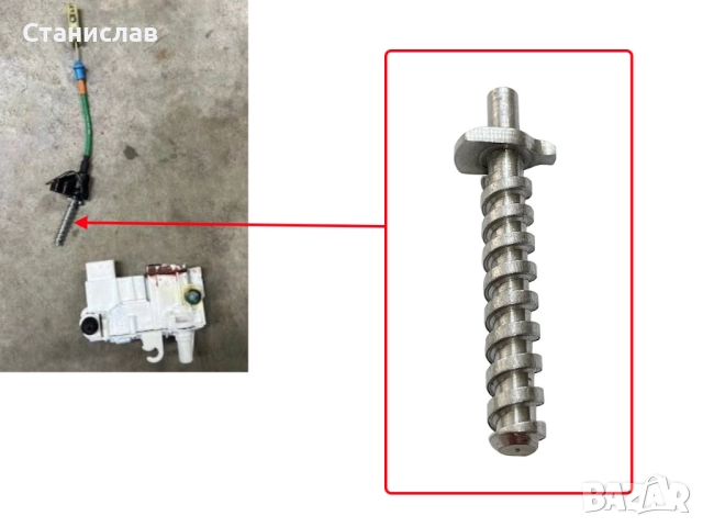 Зъбно колело за брава с вакуум (Soft Close) на BMW 5 G30 (2017-2023), снимка 6 - Части - 51250128