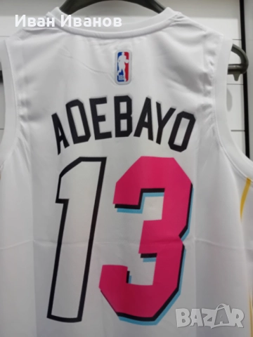 Чисто нов оригинален потник на Miami Heat - Bam Adebayo, снимка 2 - Баскетбол - 51656731