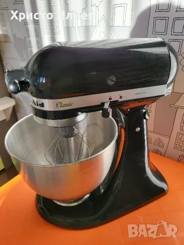 Планетарен миксер KitchenAid Artisan 5KSM125EOB с Приставка месомелачка и за бисквити, снимка 17 - Миксери - 48027572