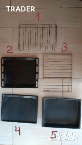 Тава за фурна дълбока плитка , скара решетка за фурна 