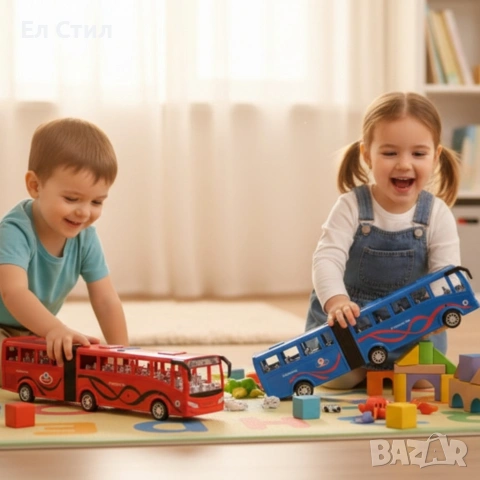 Истински автобус в мини вариант – радост за всяко дете Inertia Luxury Bus, снимка 3 - Коли, камиони, мотори, писти - 53586373