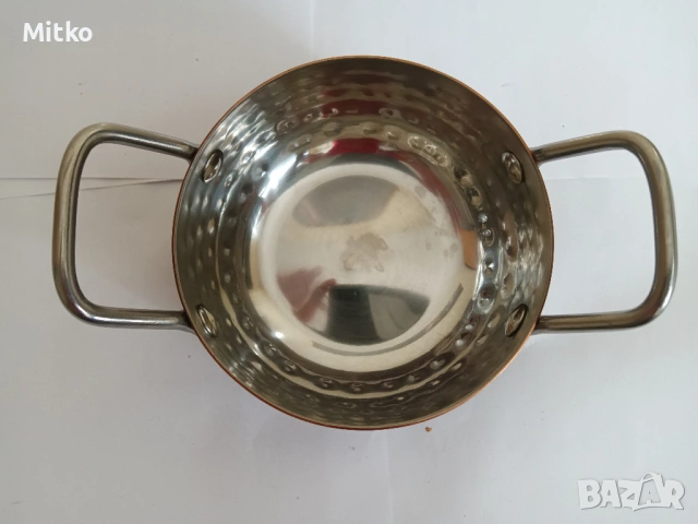 Метална мини ретро сосиера Vertex 8,5x5см, снимка 3 - Прибори за хранене, готвене и сервиране - 53945291