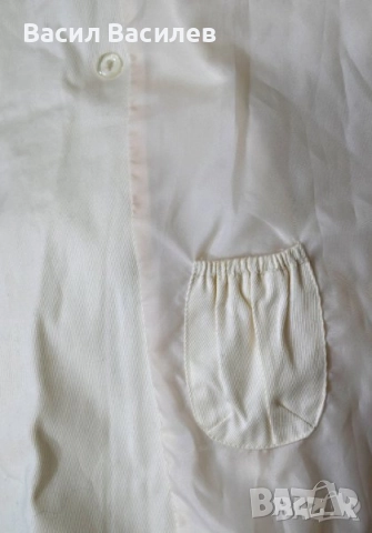 Дамски шлифер слонова кост с големи копчета, снимка 4 - Палта, манта - 51934873