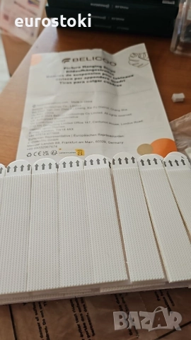 BELICOO Ленти за окачване на големи картини без пирони, здрави, 48 чифта (96 ленти), водоустойчиви , снимка 7 - Картини - 51766659