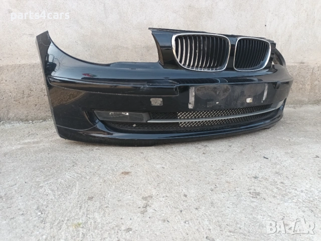 предна броня за БМВ 1 сериа Е81 Е87 с решетки халогени BMW 1 seria E81 E87 , снимка 2 - Части - 53832460