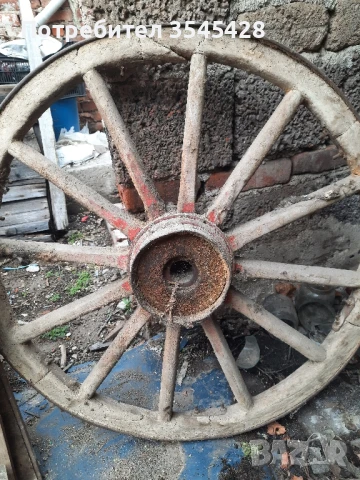 Автентично волско колело и чекрък, снимка 3 - Антикварни и старинни предмети - 50925281