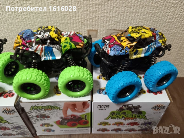 Чудовищни бъгита с амортисьори 4х4 за офроуд.Играчки.