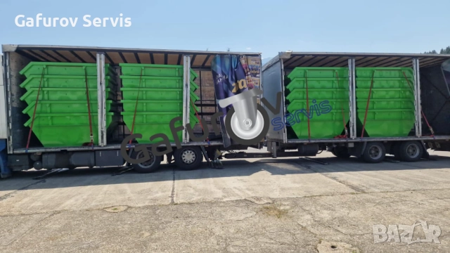 Метален контейнер за строителни отпадъци 5,5 м³ - усилен, стандарт DIN 30720-1, снимка 4 - Друго - 52273535