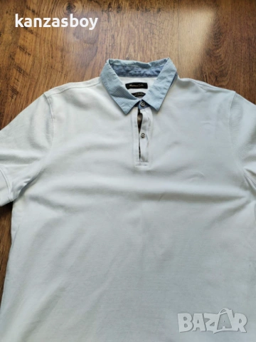 massimo dutti - страхотна мъжка тениска КАТО НОВА L, снимка 5 - Тениски - 53773555