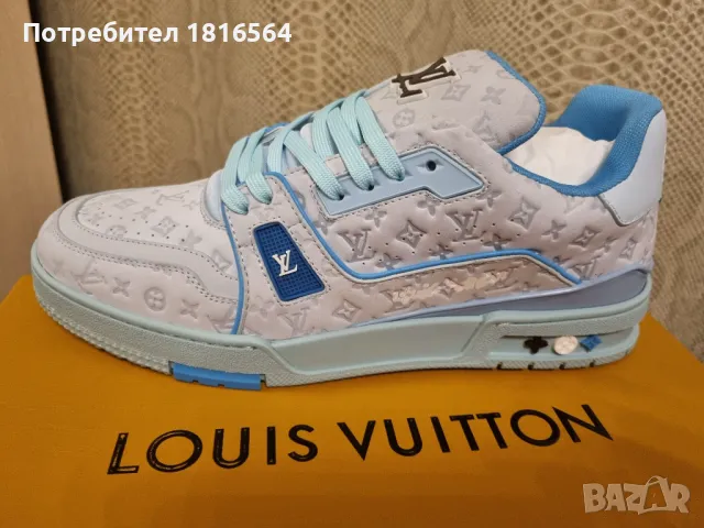 Louis Vuitton Trainer #54 Trainer Sneaker "Blue", снимка 1 - Спортно елегантни обувки - 48458450