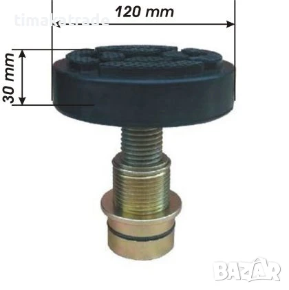 Каучукова подложка/тампон на подемник, снимка 2 - Индустриална техника - 50933429