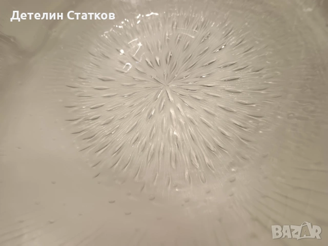 Винтидж стъклени купи в комплект Франция, снимка 6 - Чинии - 53011859