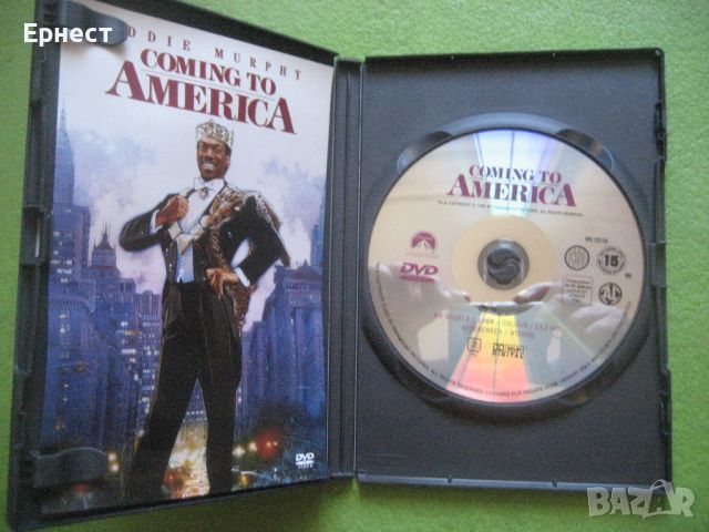 Пристигане в Америка  DVD с Еди Мърфи, снимка 3 - DVD филми - 45942900