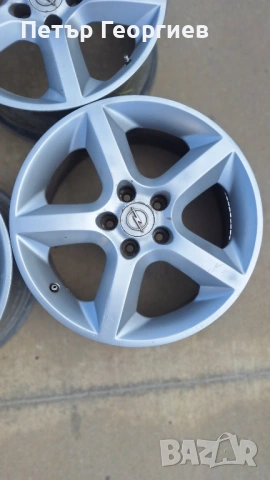 ОРИГИНАЛНИ АЛУМИНИЕВИ ДЖАНТИ ЗА OПЕЛ  ЗАФИРА  АСТРА-5х110х65-17 цола, снимка 5 - Гуми и джанти - 53644460