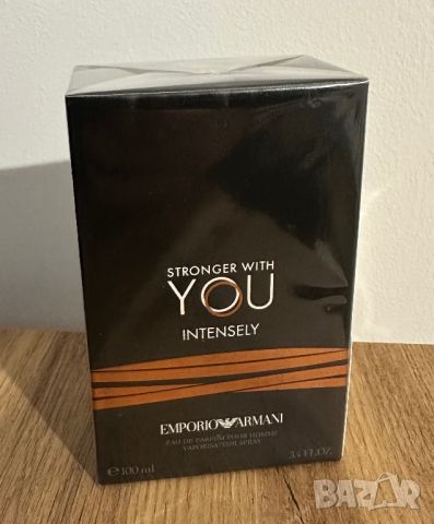 Мъжки парфюм Armani stronger with you intensely 100ml, снимка 1 - Мъжки парфюми - 45785174