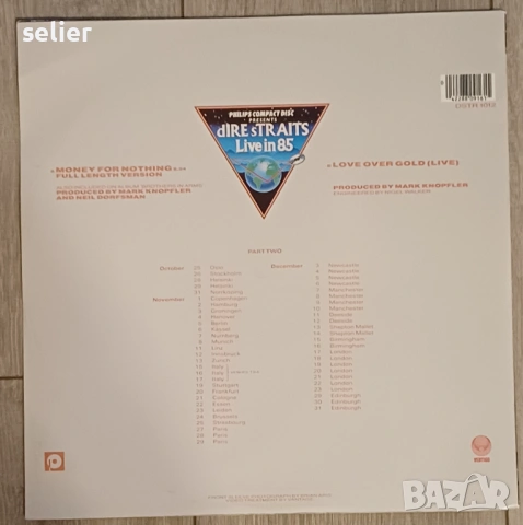 Dire Straits – Money For Nothing (Full Length Version) Maxi Single 12 Издание 🇬🇧 UK 1985г Състояни, снимка 2 - Грамофонни плочи - 54271001