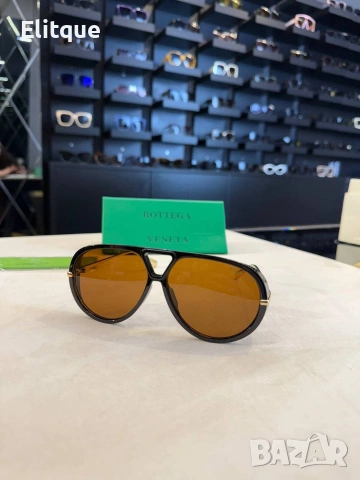 очила с черен обикновен калъф и ув защита bottega veneta , снимка 4 - Слънчеви и диоптрични очила - 53289065