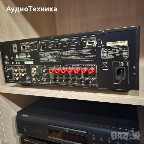 Denon AVR-1912/7.1-канален HD-аудио ресийвър с AirPlay, Мрежови функции, iPod/iPhone Direct чрез USB, снимка 6 - Ресийвъри, усилватели, смесителни пултове - 54257755