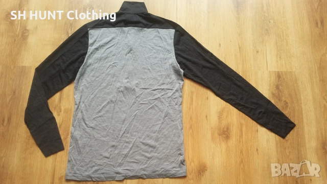 NORRONA Wool Zip Neck 89% Merino Wool размер M термо блуза 89% Мерино вълна - 2475, снимка 3 - Пуловери - 54160677