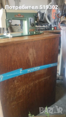 Шевна машина Лучник със шкаф, снимка 2 - Шкафове - 51019892