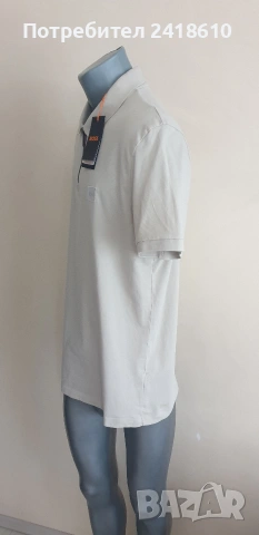 Hugo Boss Passerzip Pique Pima Cotton Slim Fit Mens Size 2XL НОВО! ОРИГИНАЛ Мъжка Тениска!, снимка 6 - Тениски - 53918058