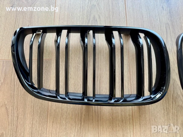 Решетки Бъбреци за БМВ BMW X3 E83 2007-2010 Черен Гланц Двойни, снимка 3 - Аксесоари и консумативи - 50559367