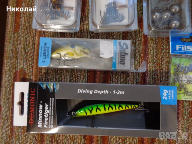 Воблери,джиг глави,тройни куки,блесни и др., снимка 4 - Такъми - 52502795
