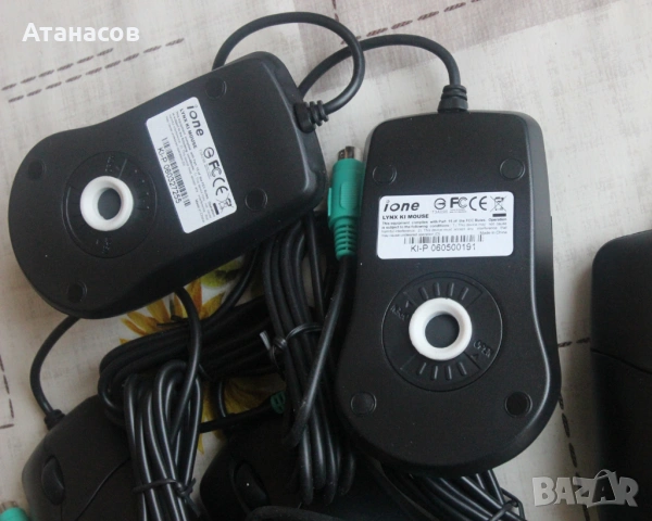 Ретро мишка iONE Lynx Ki PS2 3 бутона - скрол, снимка 4 - Клавиатури и мишки - 53754204