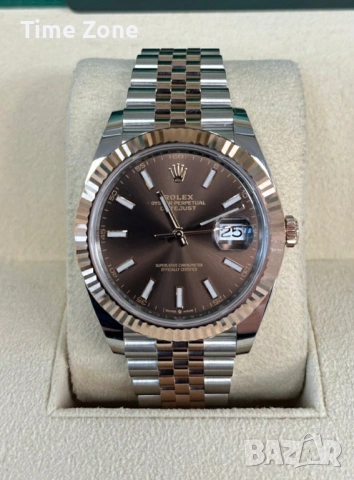 Rolex Datejust 41mm Two Tone Yellow Gold Champagne Dial Automatic Различни Варианти, снимка 13 - Мъжки - 54050735