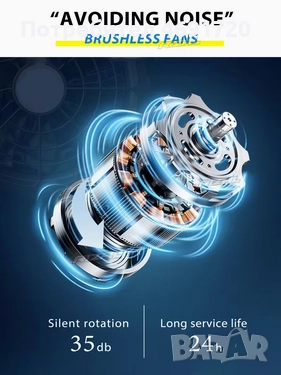 охлаждаща жилетка с 2 вентилатора, снимка 7 - Спортна екипировка - 52893571