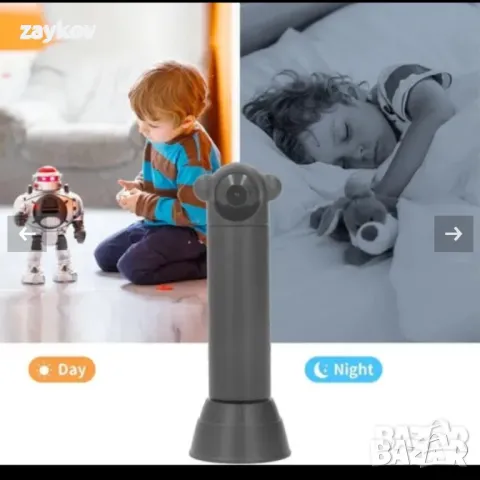 Интелигентна WiFi камера, USB кабел, 1080P домашен охранителен монитор с ротация на 180 градуса, снимка 4 - Друга електроника - 50228378