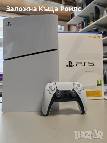 PlayStation 5 Disk Edition 1TB с 1 джойстик, HDMI и захранване – като нов