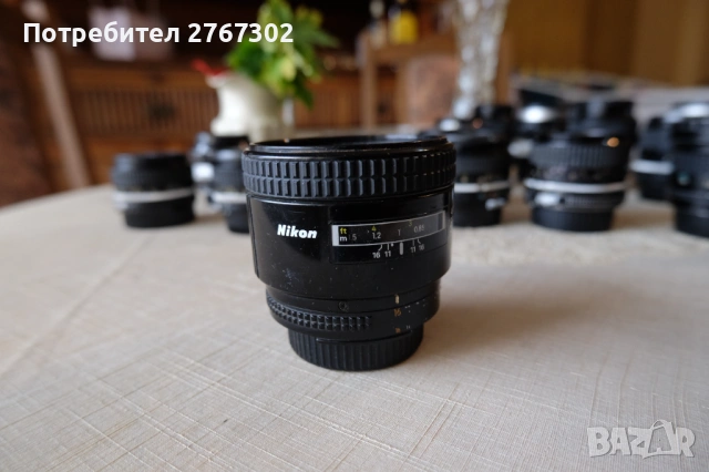 Nikon AF 85MM F1.8 Lens. Nikon, снимка 8 - Обективи и филтри - 53595928