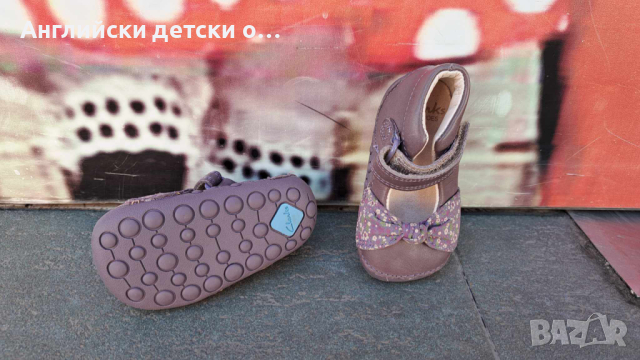 Английски детски обувки естествена кожа-CLARKS , снимка 5 - Детски обувки - 44971443