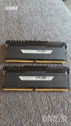 Рам памет Corsair Vengeance LED 16GB (2x8GB) DDR4 3200Mhz, снимка 3 - RAM памет - 50763016