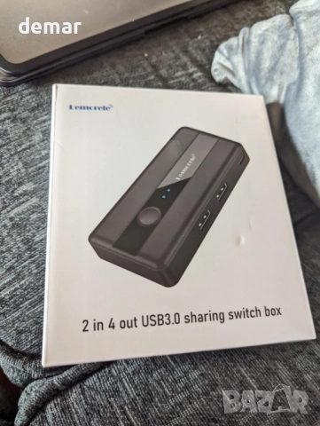 Lemorele KVM превключвател 2 компютъра 1 монитор [USB C вход] HDMI, снимка 9 - Кабели и адаптери - 51889999