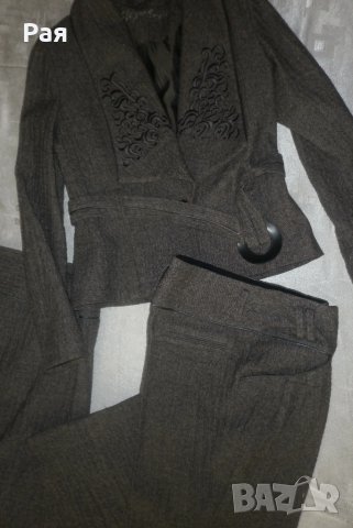 Зимен костюм от три части .Сако ,пола и панталон " Elizabeth ", снимка 9 - Костюми - 50761945