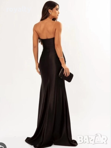 Официална дълга черна рокля, снимка 3 - Рокли - 52074005
