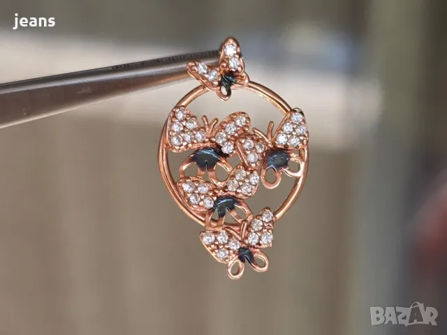 Сребърен пръстен и висулка 1755, снимка 5 - Пръстени - 50324404