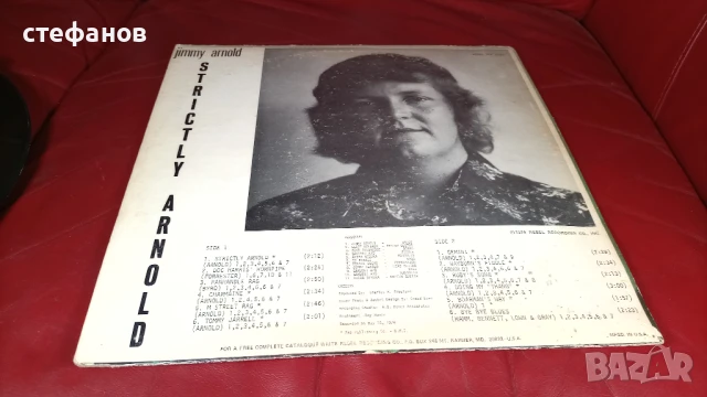 Дългосвиреща грамофонна плоча на JIMMY ARNOLD „strictly arnold”, USA, банджо, снимка 2 - Грамофонни плочи - 51163866