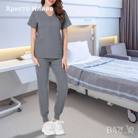 Комплект за медицинска сестра груминг работно облекло за жени