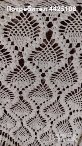 Плетен памучен шал, снимка 3 - Шалове - 51154506