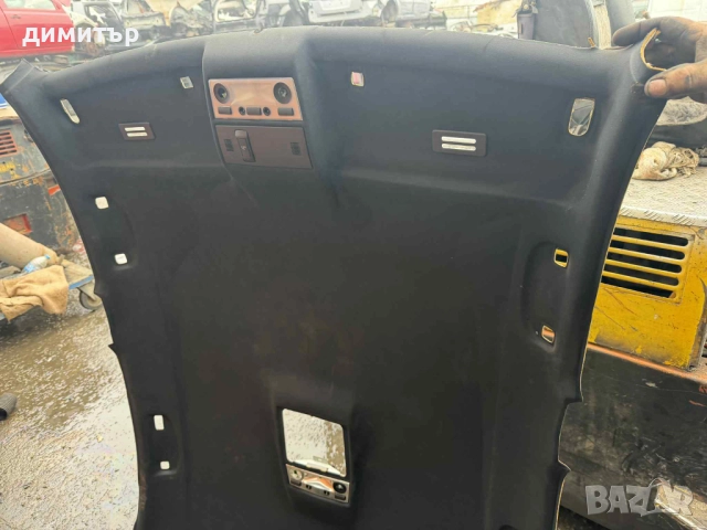 кожен салон и черен таван bmw e60 530d бмв е60 , снимка 4 - Части - 52528768