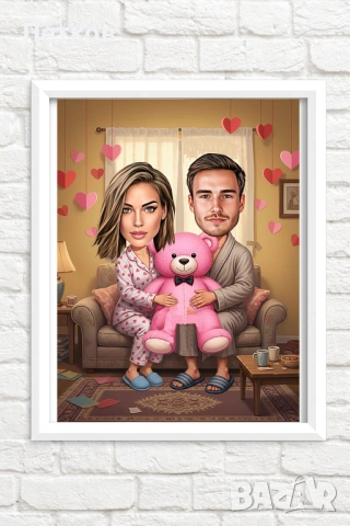 Дигитални карикатури-шарж за свети Валентин, Трифон Зарезан, 8-ми март, снимка 14 - Картини - 53117250