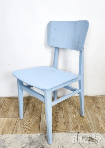 Дървен стол винтидж ретро, снимка 8 - Столове - 53659256