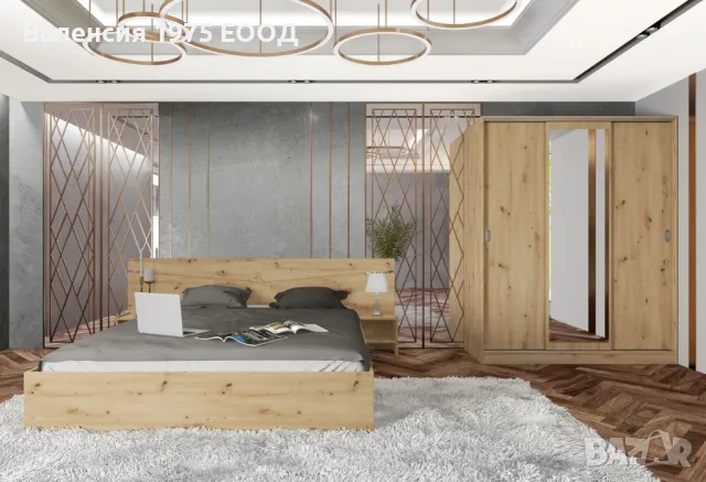 Спален комплект Сити 7074 дъб артисан